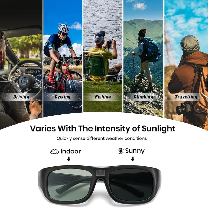 🌟 New Arrival 60%OFF⚡ - 🕶️Smart Photochromic Polarized Sunglasses