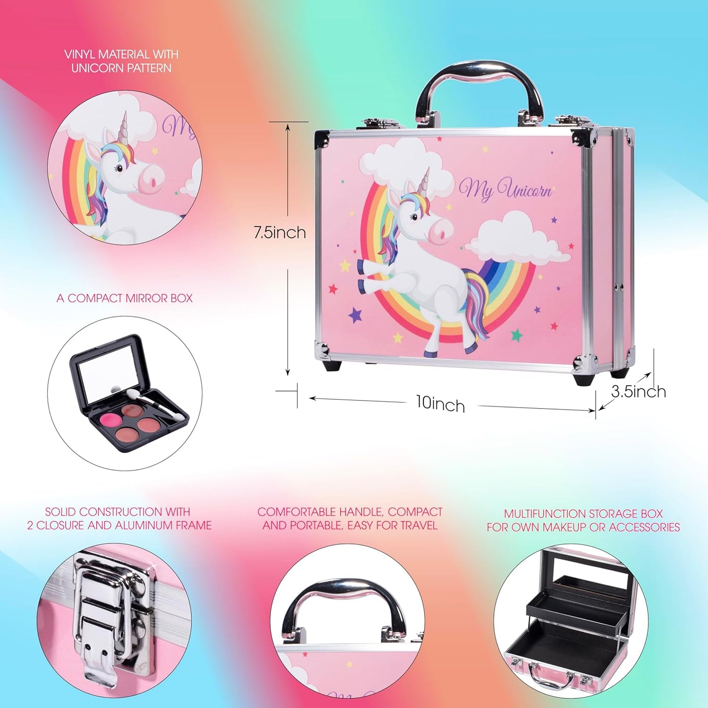 52-Color Women's Makeup Kit + Full Accessories