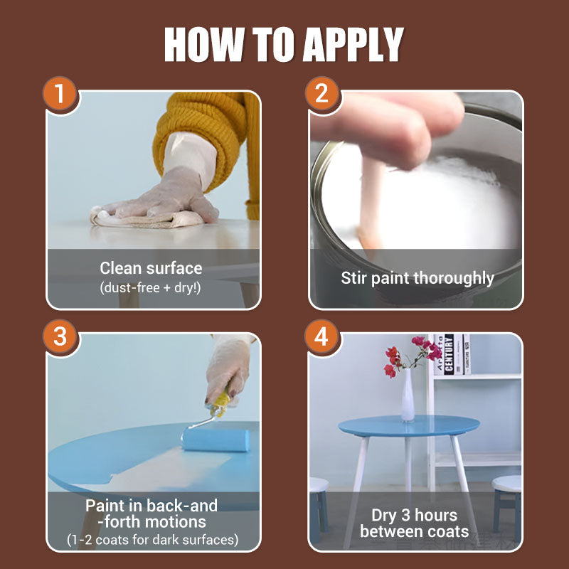 🎁Hot Sale 50% OFF🔥Water-based Environmentally Friendly Odorless Wood Furniture Repair and Renovation Paint