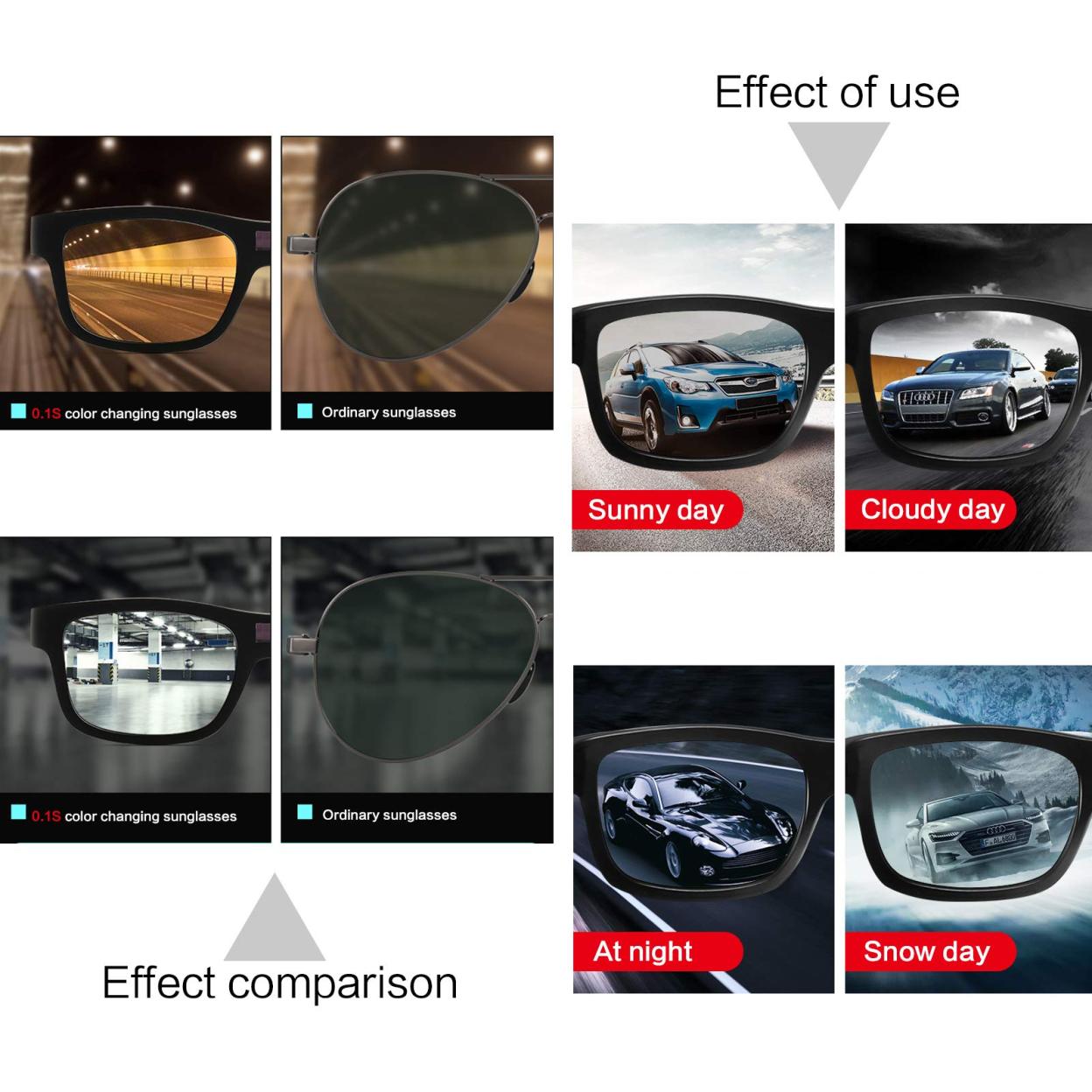 🌟 New Arrival 60%OFF⚡ - 🕶️Smart Photochromic Polarized Sunglasses